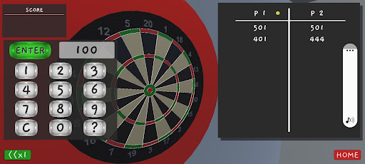 Chalk and Call Darts Scorer Screen 2