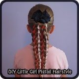 Little Girl Pigtail Hairstyle icon