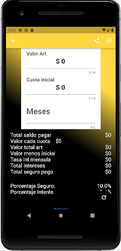 Calculadora YAL Screen 3