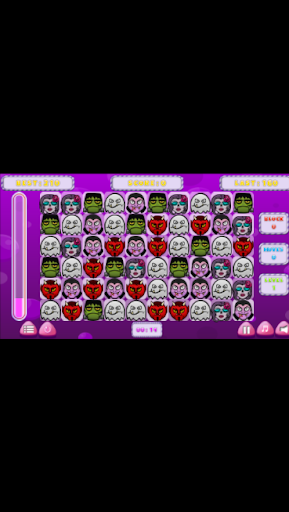 Android application Scary Face Match 3 screenshort