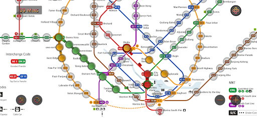 Singapore MRT Map Route (Pro) screenshot 2