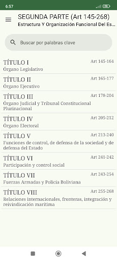 Constitución de Bolivia Screen 3