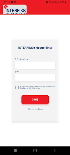 İnterfiks Proje Takip Screen 2