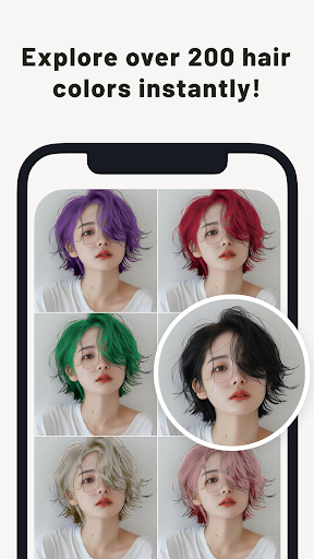 Android application PerfectHairColor: Change Color screenshort