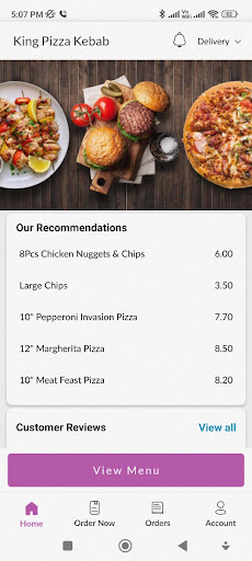 King Pizza Kebab Screen 2