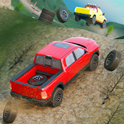 Offroad SUV Jeep Stunt Drive