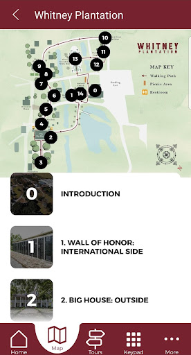 Android application Whitney Plantation screenshort