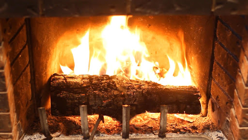 Beautiful Log Fireplaces HD Screen 2