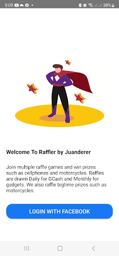 Android application Raffler screenshort