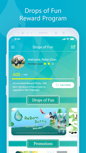 Android application Watsons Water “Drops of Fun” screenshort