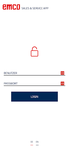 Android application EMCO Sales & Service App screenshort