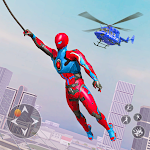 Cover Image of Tải xuống Spider Rope Hero Robot trò chơi 3D 3.8 APK