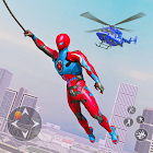 Flying Robot Rope Hero - Vegas Crime City Gangster 4.2