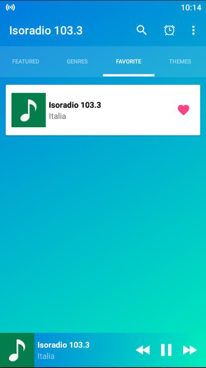 isoradio 103.3 App IT - 22 - (Android)