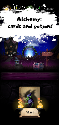 Android application Alchemy: cards and potions screenshort