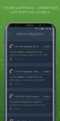 StringBean Mobile App Screen 2