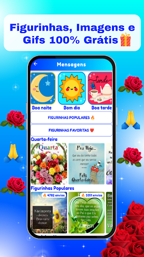 Android application Figurinhas e Gif Para Zap Zap screenshort