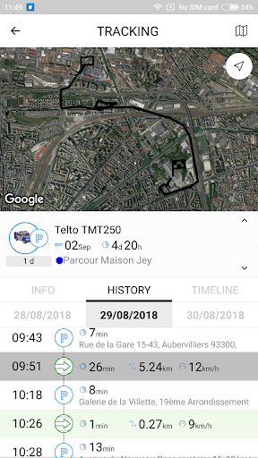 iZi TRACK Screen 3
