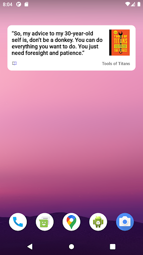 Readwise Widget Screen 2