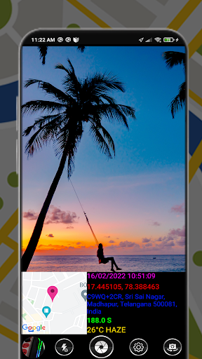 Android application GPS Map Camera & Compass screenshort