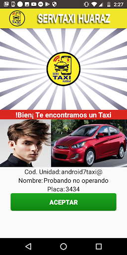 Servtaxi Huaraz Screen 3