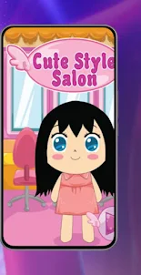 pink cute salon