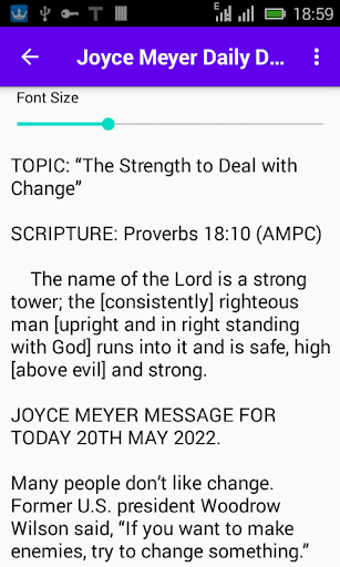 Joyce Meyer Devotions