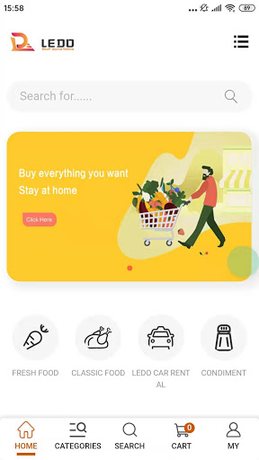 Android application LedoShop screenshort