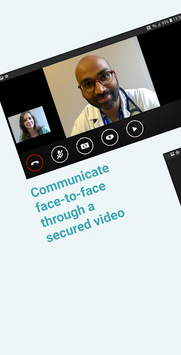 Android application Reacts - secure collaboration screenshort