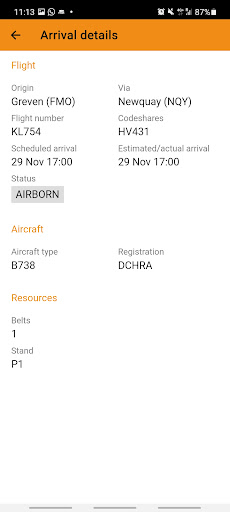 Flight Information Screen 3
