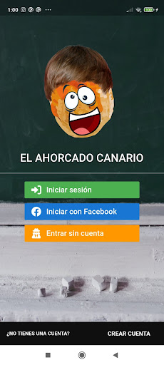 Android application El Ahorcado Canario screenshort
