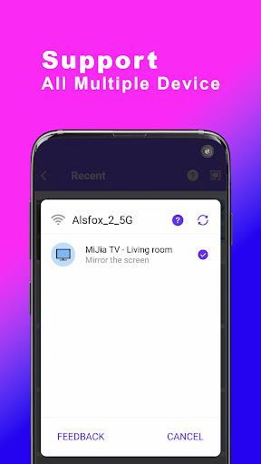 Screen Mirroring - Cast to TV