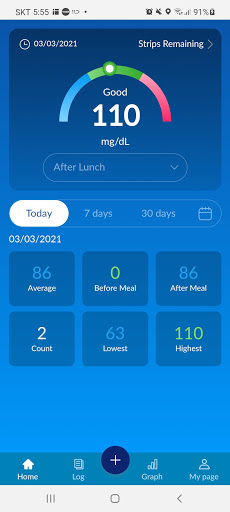 Android application BluLink screenshort