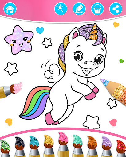 Screenshot of Princess Coloring Book & Games