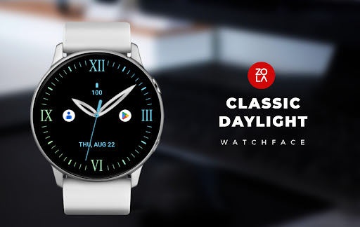 Android application Classic Daylight Watch Face screenshort
