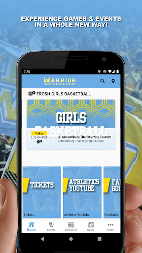 Android application MW Warrior Athletics screenshort