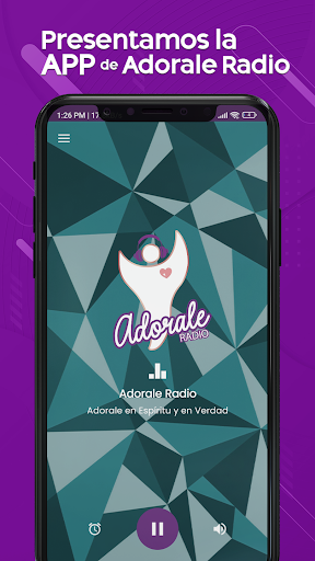Android application Adorale Radio screenshort