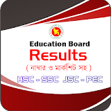Education Board  Results with Mark sheet & Number icon