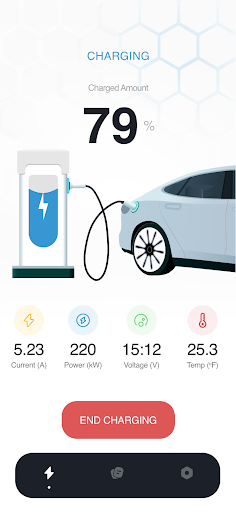 Android application Sunrise EV Charger screenshort