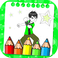 Ben coloring Book game learn