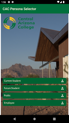 Android application Central Arizona College screenshort