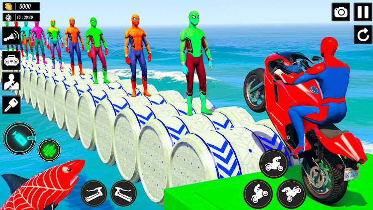 Superhero Tricky Bike Stunt 3D - 3.7 - (Android)