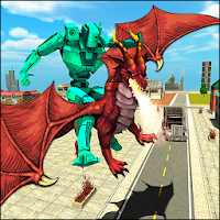 Monster Dragon Superhero Transform Robot
