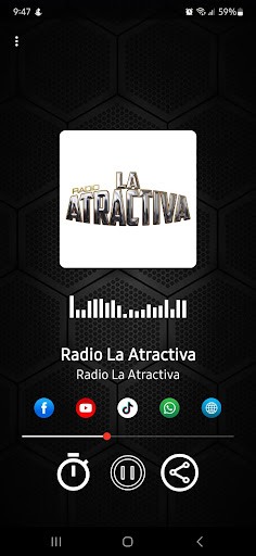 Radio La Atractiva Screen 2