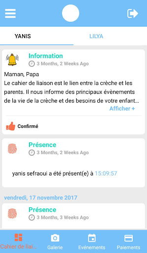 Android application Nid D’éveil by PROCRECHE screenshort