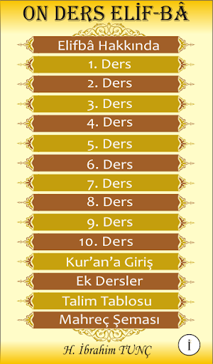 Temel Elifba Kuran öğreniyoru