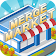 Idle Merge Market - Merge Supermarket in street icon