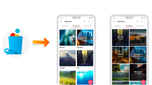 استرجاع فيديوهات وصور المحذوفة