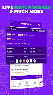 Yahoo Cricket App: Cricket Liv Screenshot