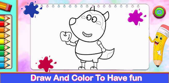coloring wolfo book